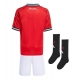 Manchester United Maglia Gara Casa Repliche 2025-26 Bambino Maniche Corte